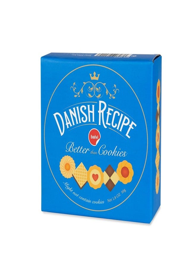 Balvi Danish Coockies Jewellery Box Colour Blue Simulates a Box of Biscuits Tin/Velvet - Image 2