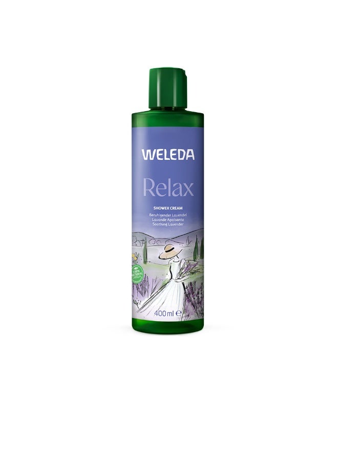 Weleda Relax Creamy Lavender Shower Gel 400ml - Image 1