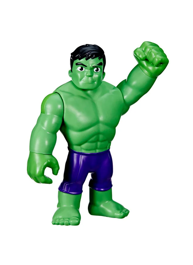 هاسبرو Marvel Supersized Hulk 9 Inch Action Figure Preschool Super Hero Toy Kids Ages 3 And Up