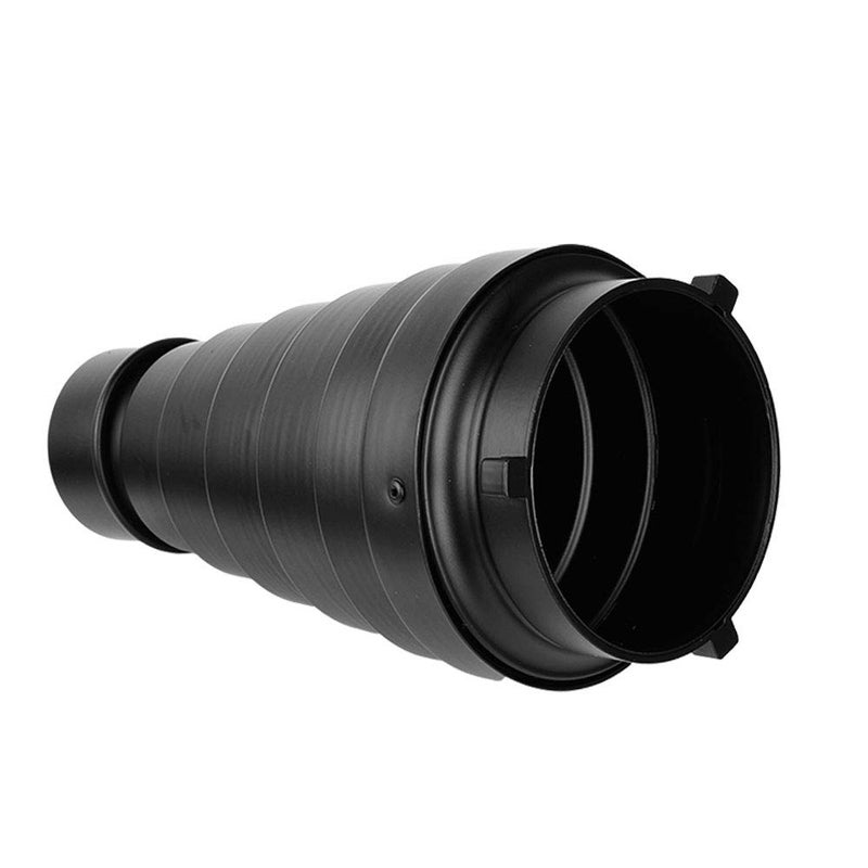 SUPON Aluminium Alloy Conical Studio Snoot Kit with Honeycomb Grid and 5pcs Color Filters for Bowens Mount Strobe Moonlights Flash Speedlight Photography Light - Image 2