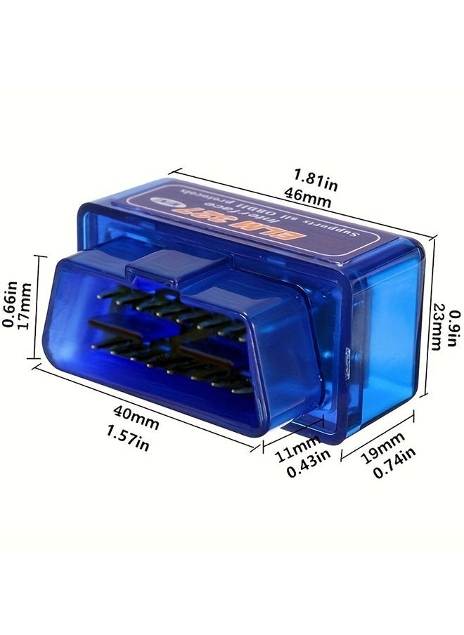 Generic - Car Diagnostic Scan Repair Tool Wireless BT ELM 327 Obd2 Code Readers Scan Tools for IOS And Android Devices - Image 1