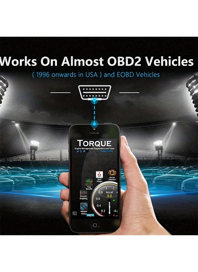 Generic - Car Diagnostic Scan Repair Tool Wireless BT ELM 327 Obd2 Code Readers Scan Tools for IOS And Android Devices - Image 1