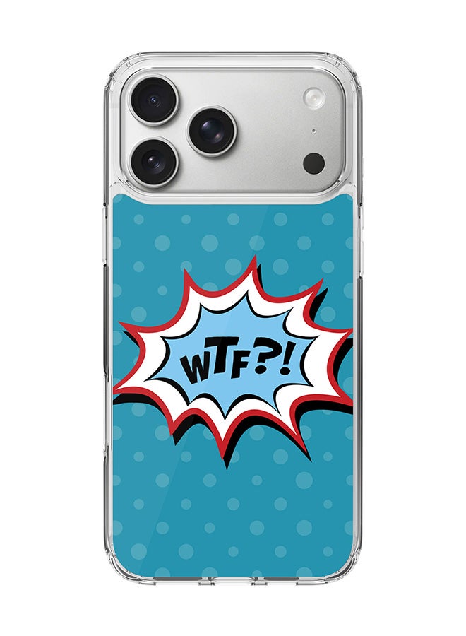 Stylizedd Classic Clear MagSafe Case for iPhone 17 Pro Max , Hybrid Soft Case Flexible Edges Anti Drop TPU PC Gel Thin Transparent Cover [ Designed for iPhone 17 Pro Max ] - WTF