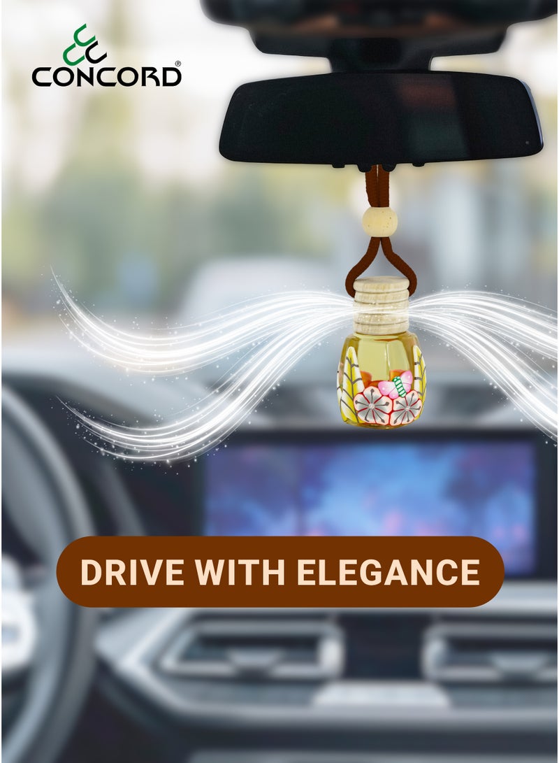 كونكورد - معطر جو معلق للسيارة والمنزل، 10 مل | رائحة العود، يدوم 60 يومًا، عبوة من قطعتين - Image 5