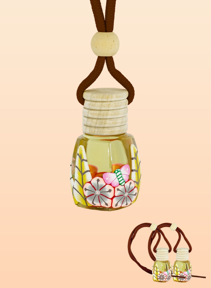 كونكورد - معطر جو معلق للسيارة والمنزل، 10 مل | رائحة العود، يدوم 60 يومًا، عبوة من قطعتين - Image 1