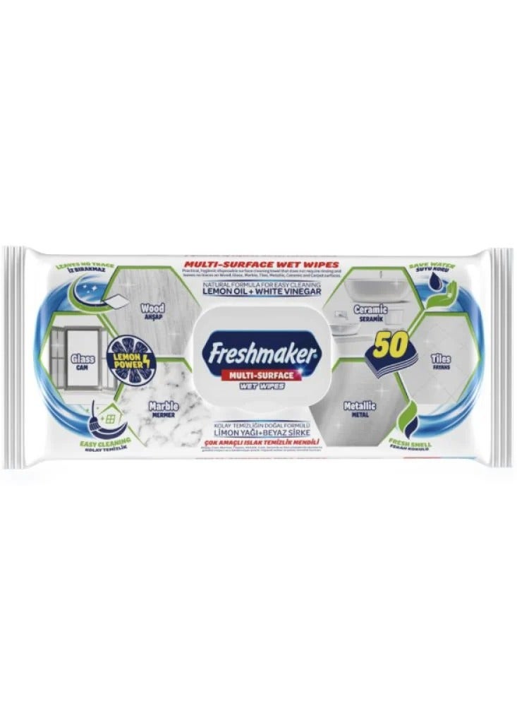 Surface Wipes 50 Wipes