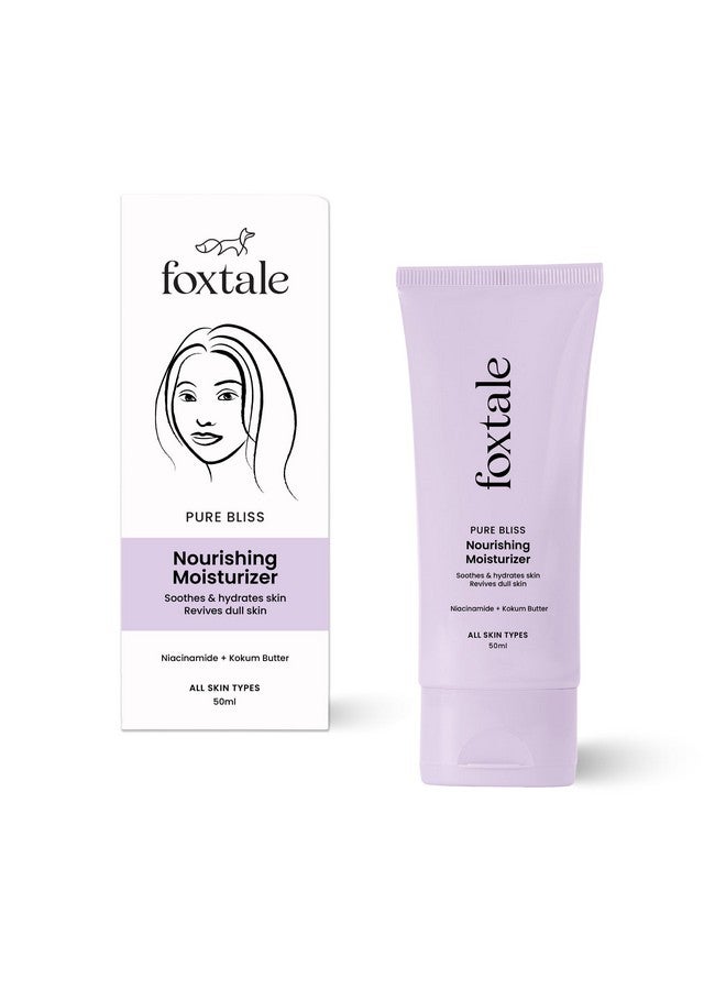 فوكستيل مرطب مغذي للوجه مع النياسيناميد لترطيب لمدة 24 ساعة خفيف الوزن وغير لزج لبشرة ناعمة ومتوهجة للرجال والنساء جميع أنواع البشرة 50 مل - Image 1