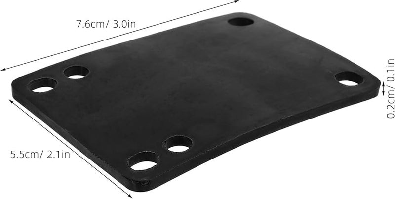Mikikit 4Pcs Shockproof Skateboard Riser Pads Damping Cushion Wear Resistant Easy Install - Image 3