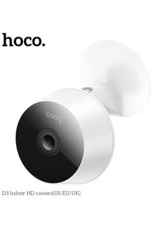 Hoco Camera Hoco D3 Indoor HD Compact  with Noise Reduction Technology for Clear Sound Automatic Day and Night Mode Switching with Unnatural Motion Alerts (White)  - Image 2