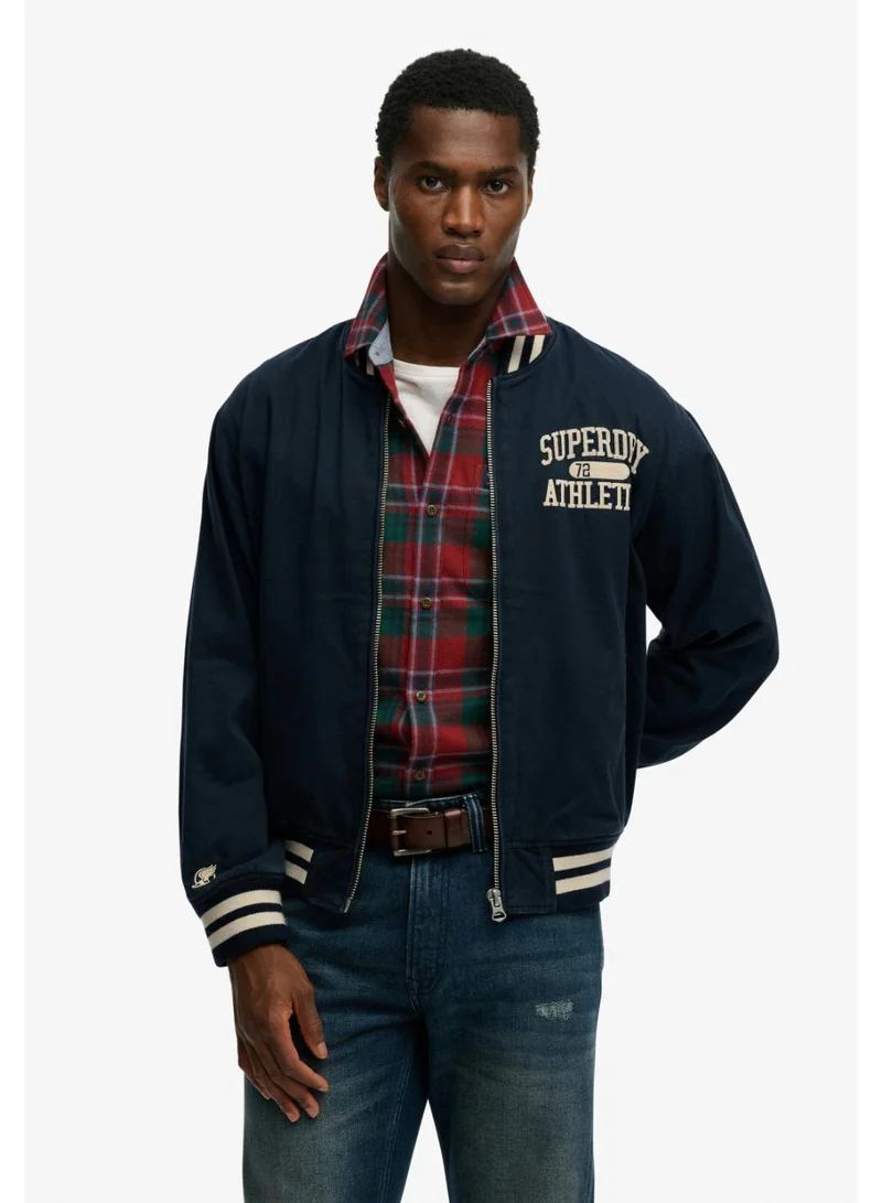 سوبر دراي Twill Varsity Bomber Jacket