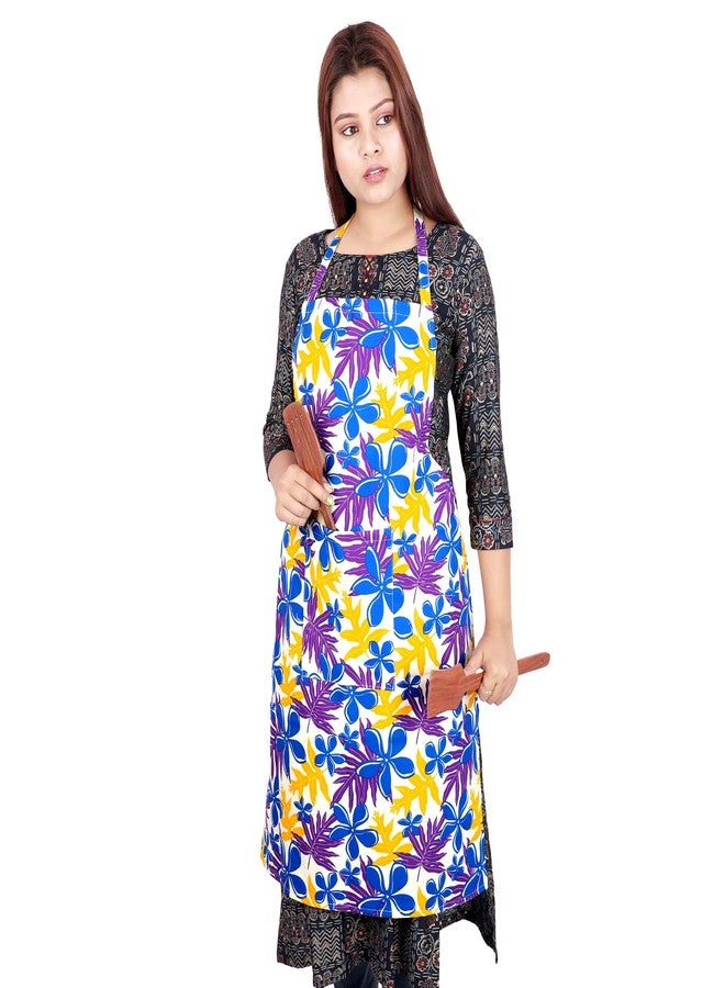 abc garments Printed Kitchen Apron (FREE, Yellow) - Image 1