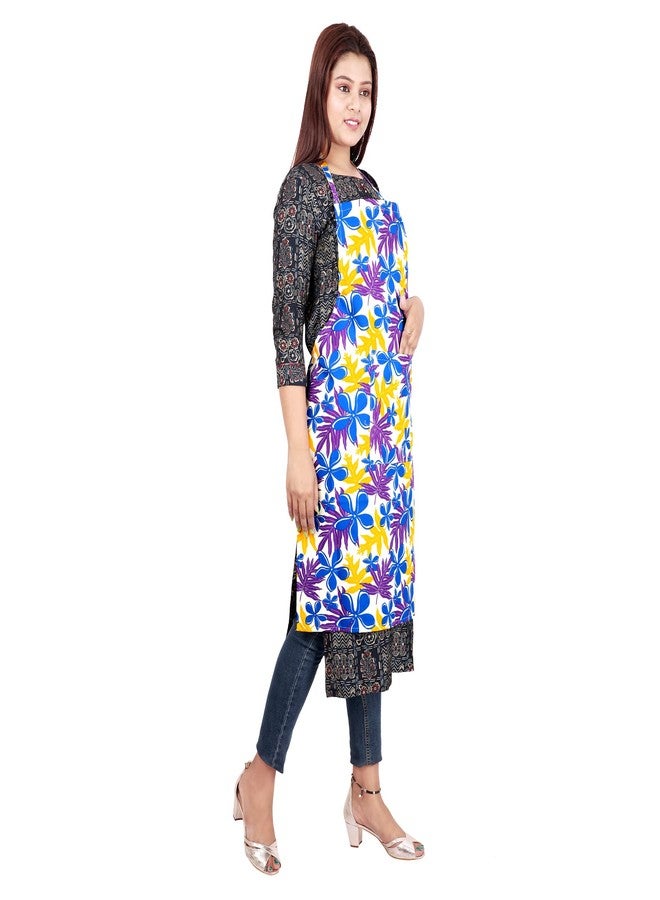 abc garments Printed Kitchen Apron (FREE, Yellow) - Image 2