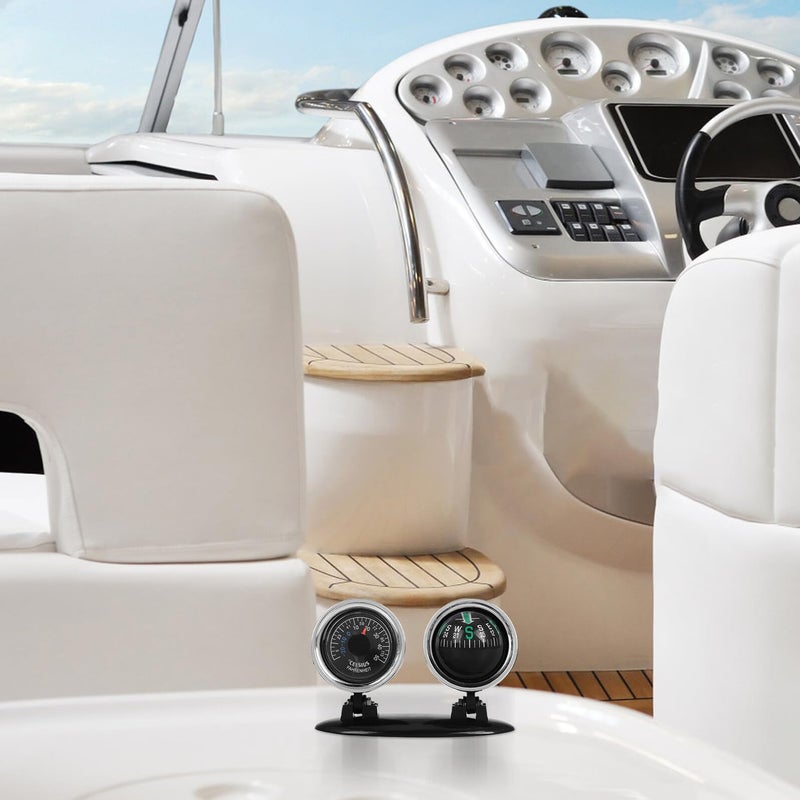 High Precision Multi Function Dashboard Compass Ball for Car Boat and Outdoor Hiking - Image 5