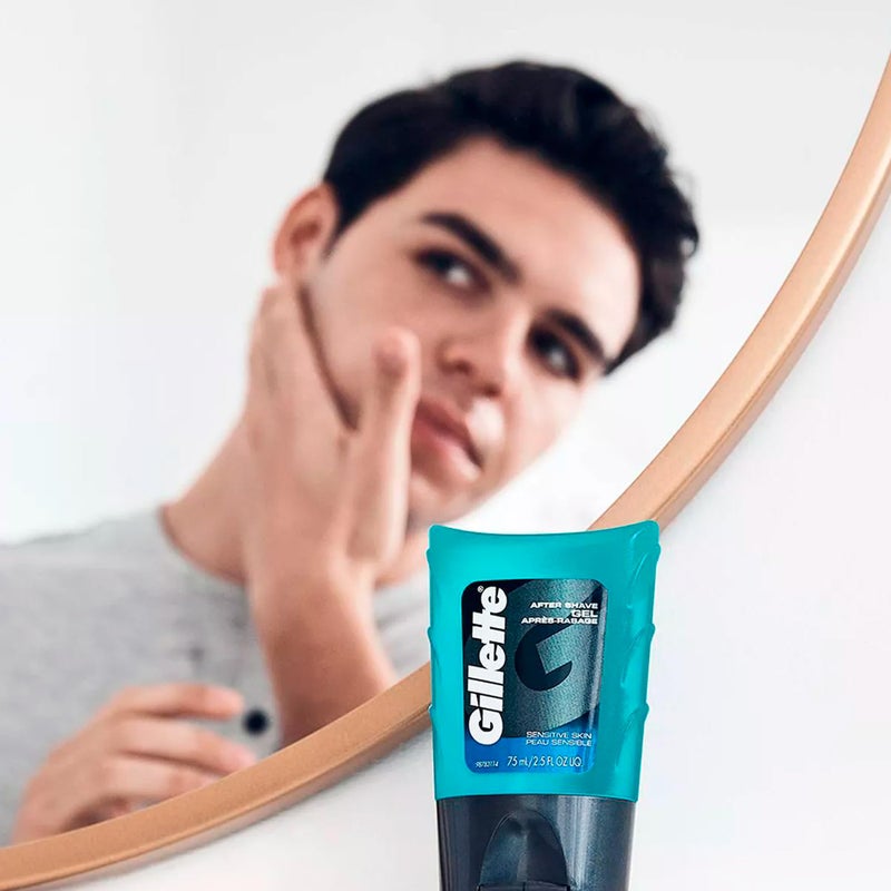 Gillette جيل غيليت بعد الحلاقة، للبشرة الحساسة، 2.54 أونصة - Image 2