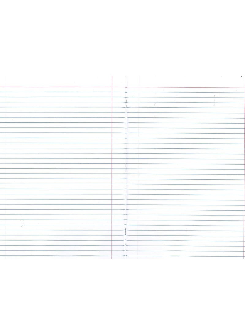 Navneet A4 Size Single Line With Right Margin Exercise Book 200 Pages With PVC Cover Green  - Image 2
