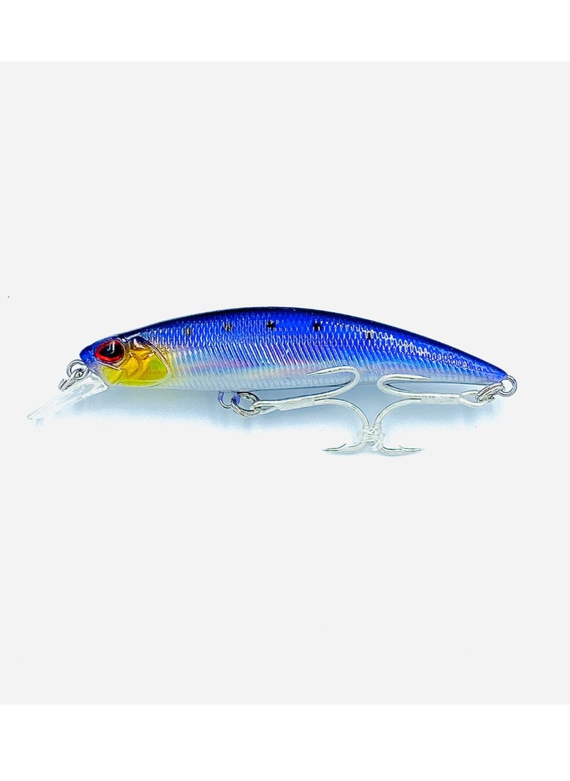 oakura Oakura Brute Fishing Lure BKK Triple Hook - 90mm Length, 19g Weight, Vibrating Sinking Action, Low Air Resistance Design, 10 Mesmerizing Colors  - Image 1
