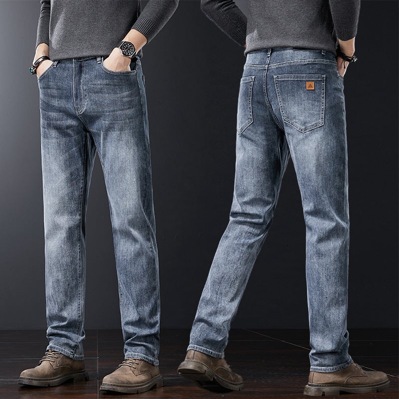 Unisex Classic Denim Jeans Loose Fit Daily Outdoor Wear - Image 5