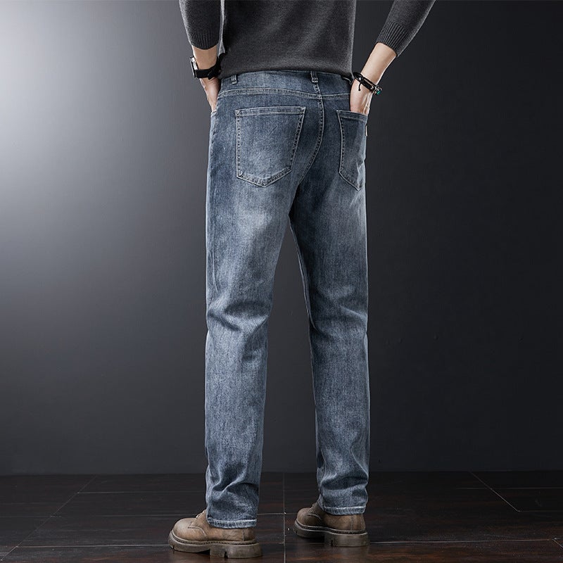 Unisex Classic Denim Jeans Loose Fit Daily Outdoor Wear - Image 4