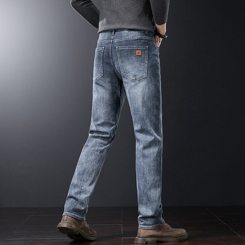 Unisex Classic Denim Jeans Loose Fit Daily Outdoor Wear - Image 2