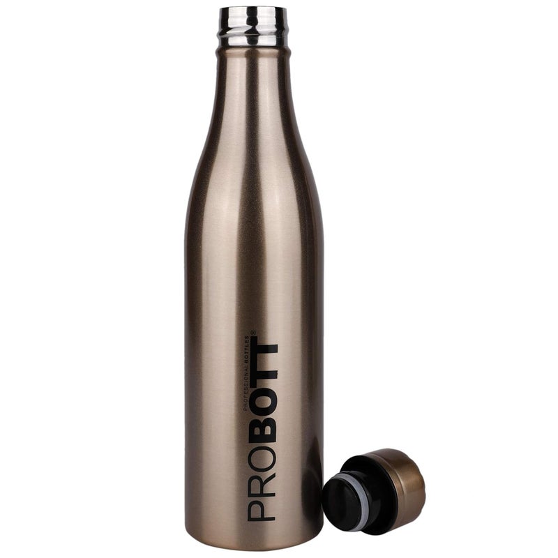 PROBOTT PROBOTT Thermosteel Vintage Vacuum Flask Each 750ml -Gold (Pack of 2)  - Image 3