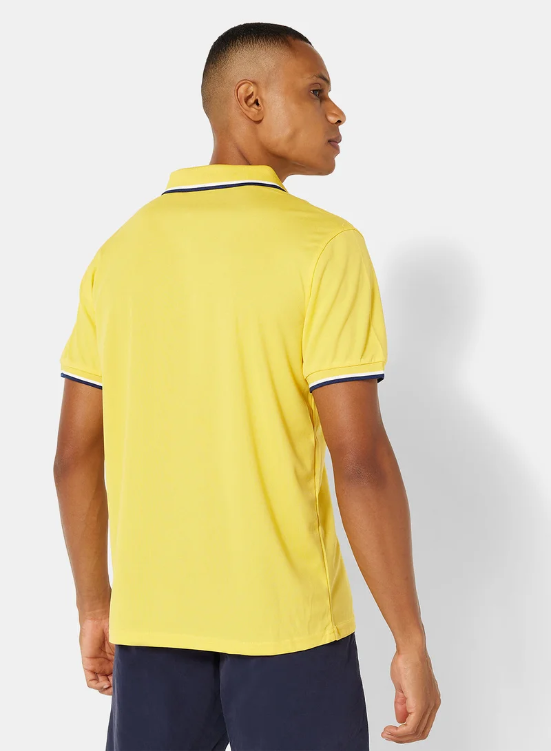 ستايلست بارك Stripe Classic Collared Polo