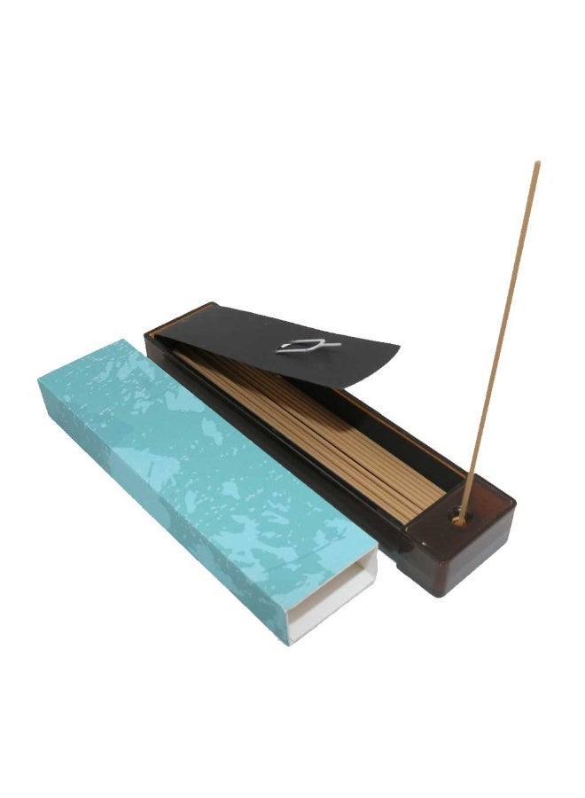 Bakhoor BoSidin 2pcs Gift Set Cambodian Incense Sticks, Small Incense Gift Set 1.3mm Diameter with Built-in Holder - Image 1