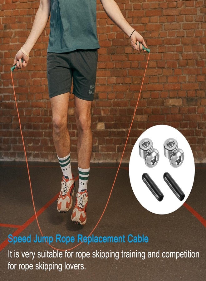 PATIKIL Replacement Adjustable Screws and End Caps Set, 10 Sets Jump Rope Spare Replacement Accessories for Jump Rope Speed Cable - Image 5