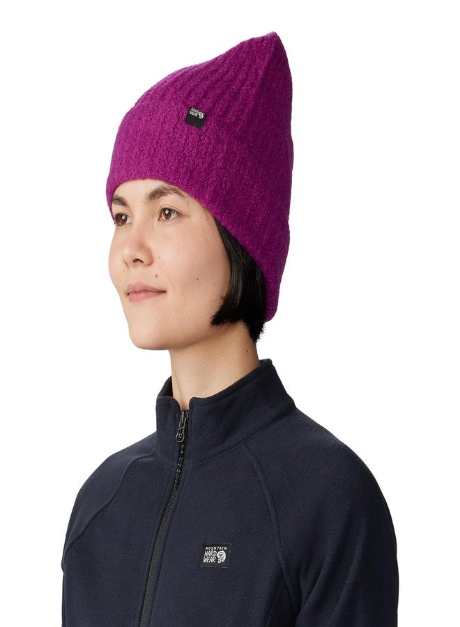Mountain Hardwear قبعة ماونتن هاردوير النسائية المحبوكة من قماش بلاش نيت، لون توتي متوهج، مقاس واحد - Image 3