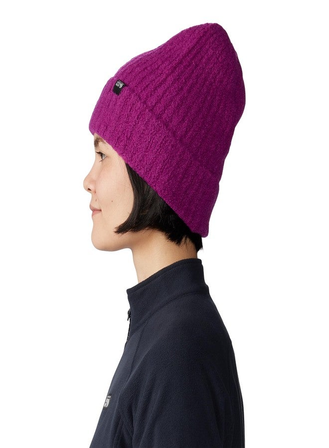 Mountain Hardwear قبعة ماونتن هاردوير النسائية المحبوكة من قماش بلاش نيت، لون توتي متوهج، مقاس واحد - Image 4