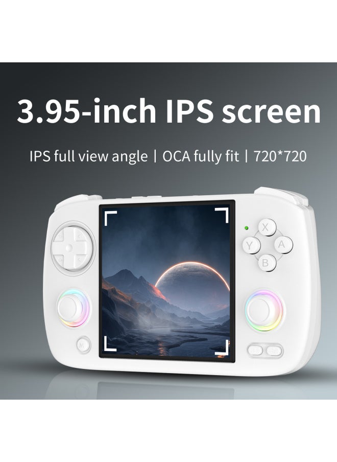 ANBERNIC RG Cubexx Horizontal Handheld Machine Square Screen Double Rocker Retro Portable Arcade With TV-Product Color:Black English-Model:Rg Cubexx 32g Comes Standard Without Games