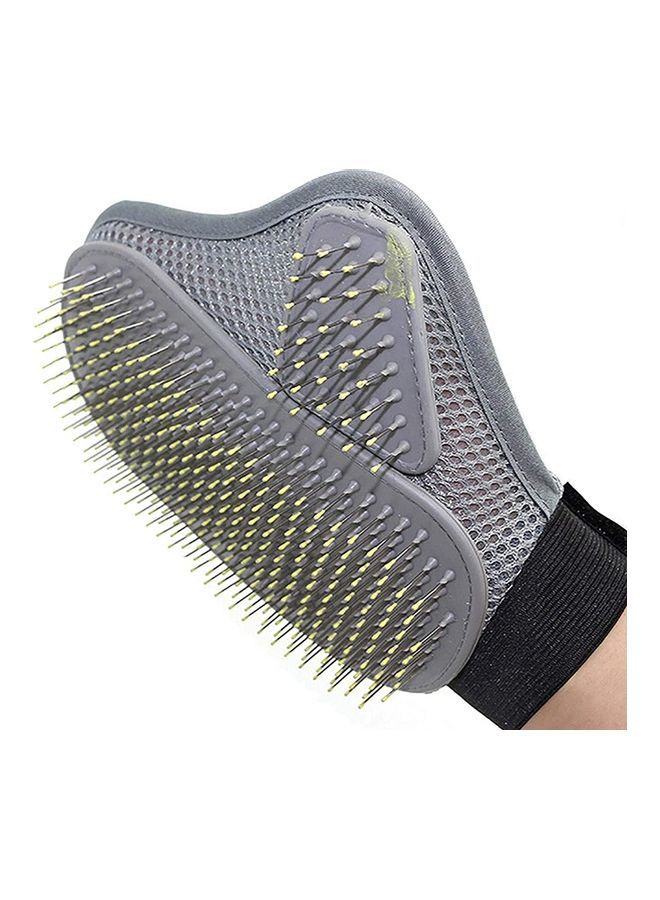 NIBEMINENT Pet Grooming Glove Grey - Image 1