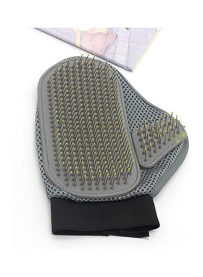 NIBEMINENT Pet Grooming Glove Grey - Image 3