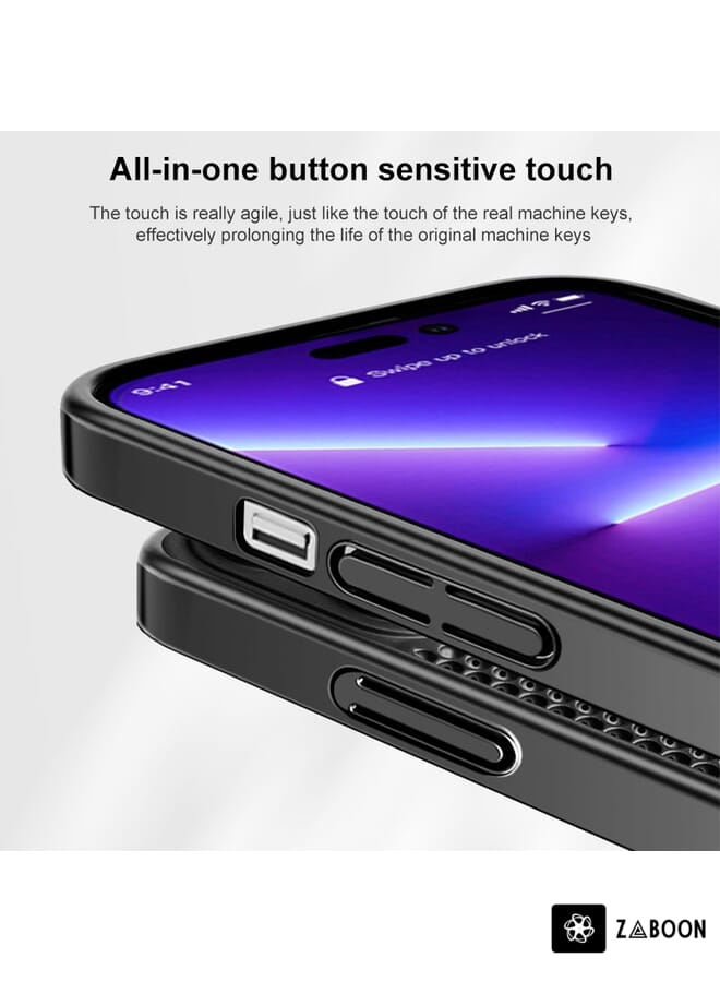 Zaboon Protective Case For iPhone 14 Honeycomb Radiating PC - Image 3