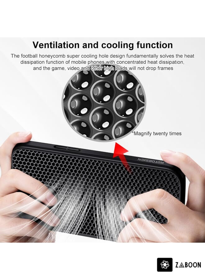 Zaboon Protective Case For iPhone 14 Honeycomb Radiating PC - Image 1