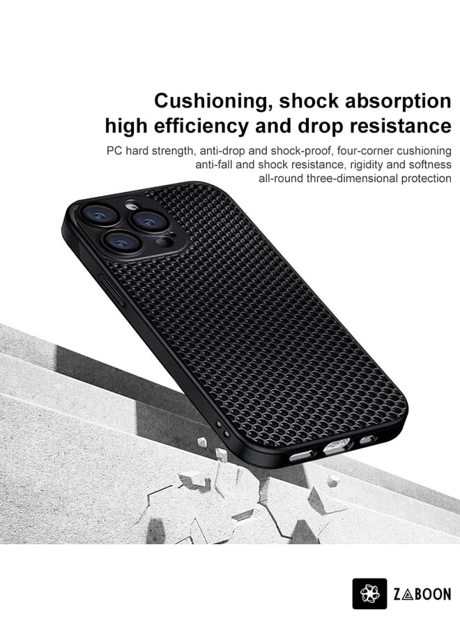 Zaboon Protective Case For iPhone 14 Honeycomb Radiating PC - Image 2