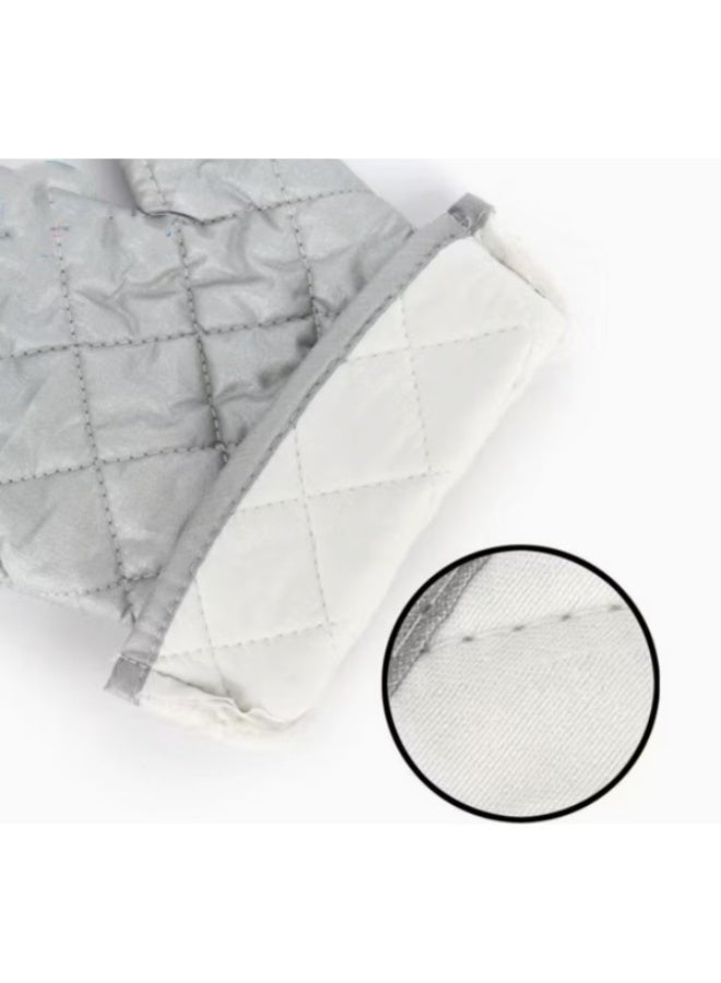 قطعتان من قفازات الفرن المقاومة للحرارة لحمل الأواني - Image 3