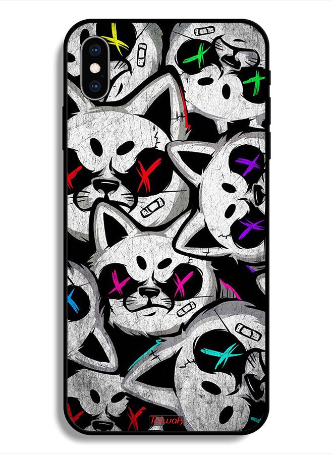 Tolwak Protective Case For Apple iPhone X Marshmallow Cats - Image 1