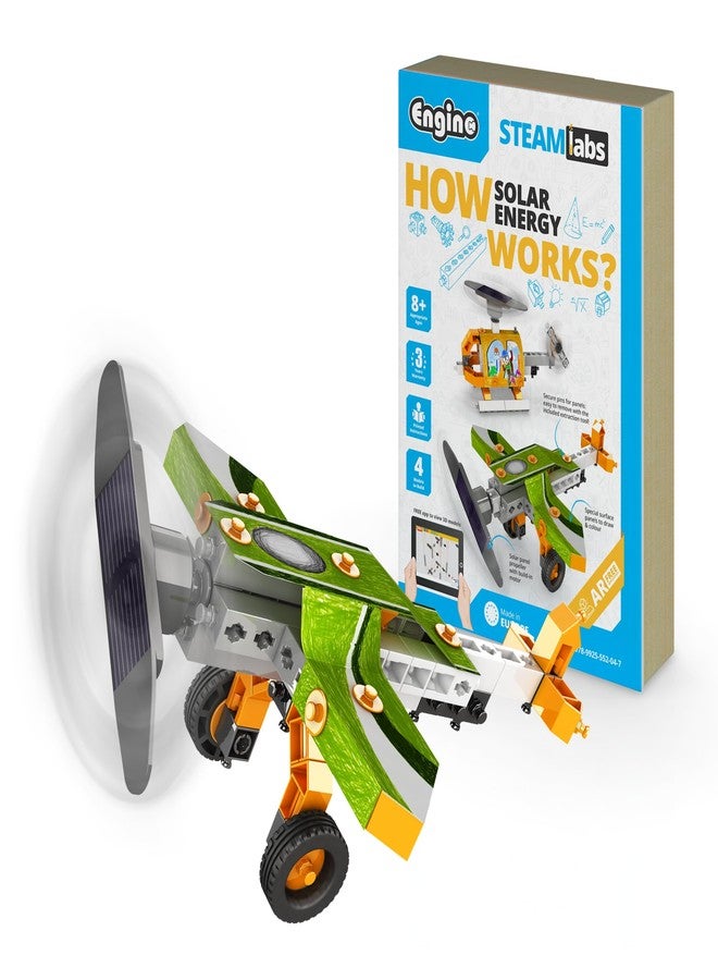 Engino STEAM Labs, How Solar Energy Works, STEAM Kit for Ages 8+, Building Kit, STEM Toys for Girls & Boys, Learning & Education Toys (4 Models) - Image 1