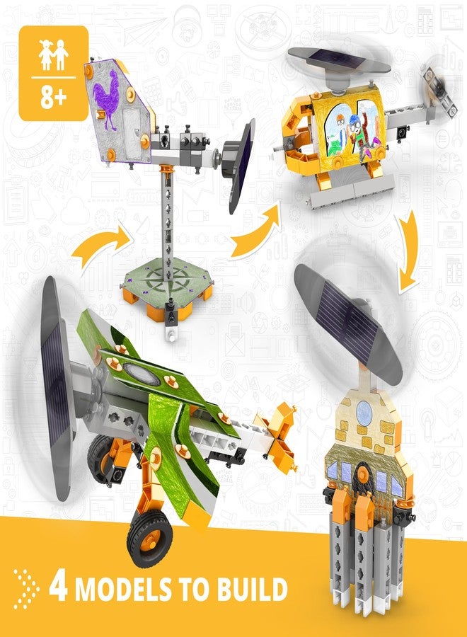 Engino STEAM Labs, How Solar Energy Works, STEAM Kit for Ages 8+, Building Kit, STEM Toys for Girls & Boys, Learning & Education Toys (4 Models) - Image 2
