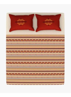 Portico New York Portico New York King Size Bed Sheet with 2 Pillow Covers; Size 274 cm x 274 cm or 108 inches x 108 inches  - Image 3