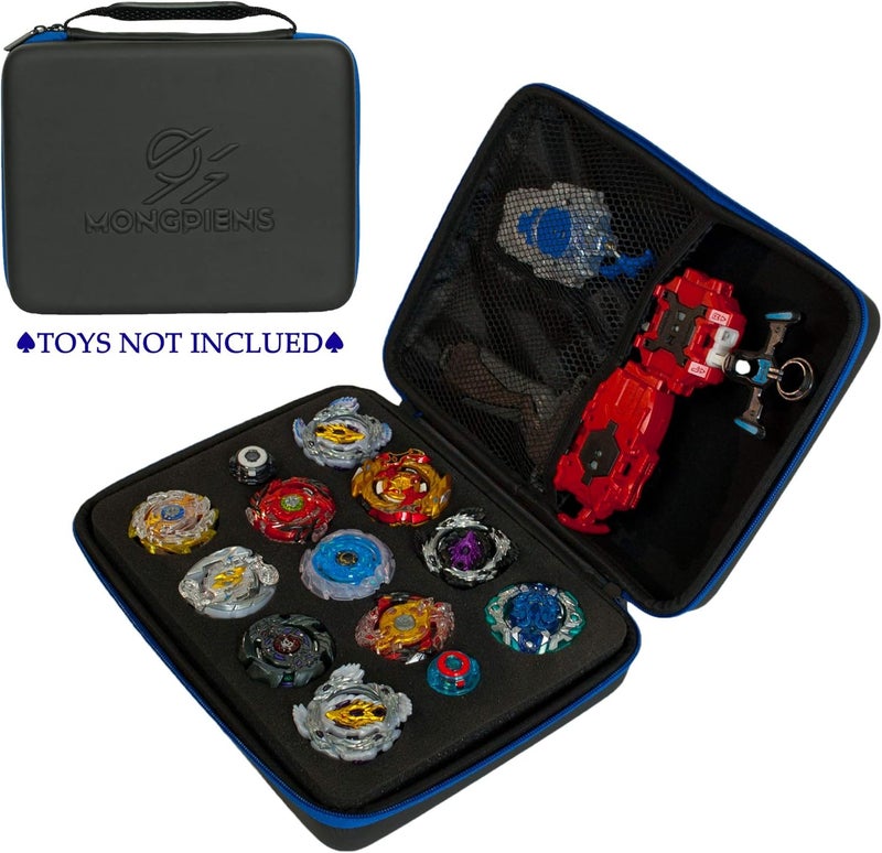 MONGPIENS Battling Tops Soft Carrying Case Waterproof Storage Organizer for Spinning Top and Launcher (Medium) - Image 2