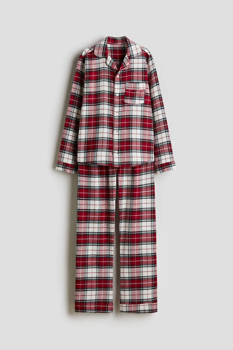H&M Cotton flannel pyjamas