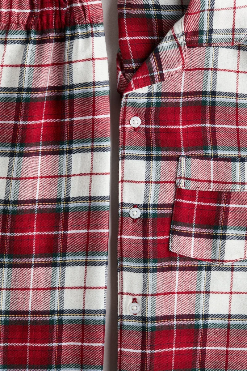 H&M Cotton flannel pyjamas