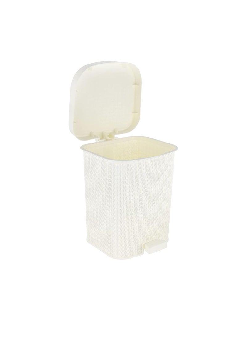 الهلال والنجمة الفضية  سلة مهملات ترت بمقاس متوسط ابيض 6221999653662 - Image 2