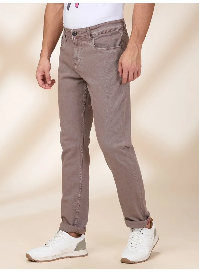 Being Human Mens Steel Grey Slim Fit Denims