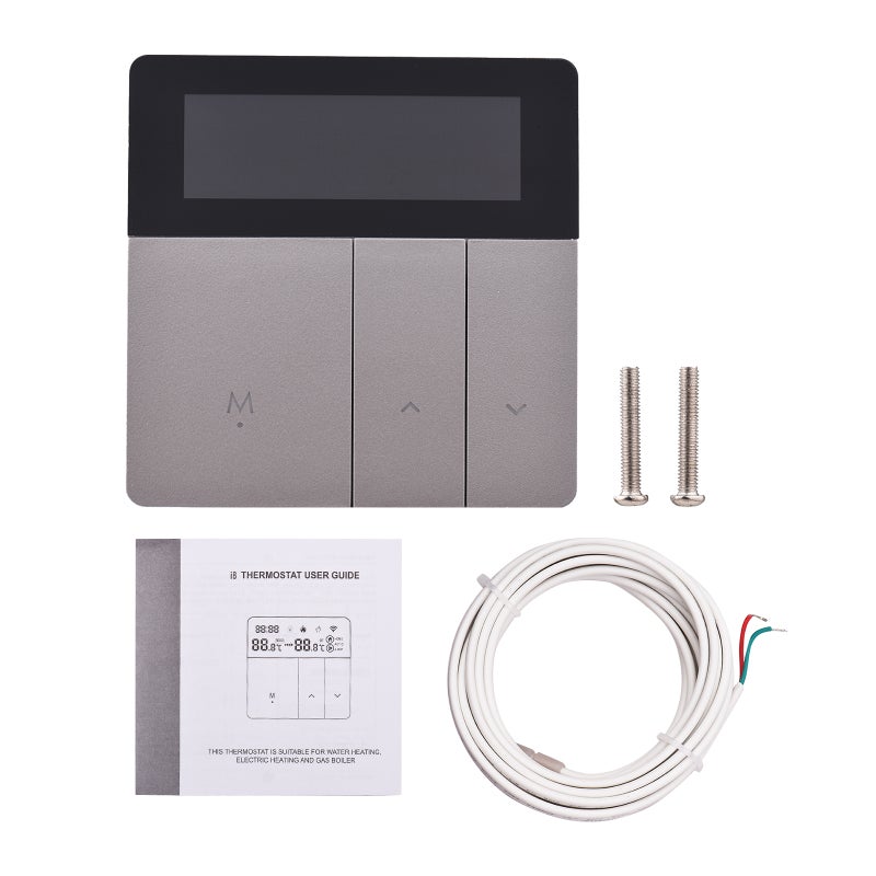 دائل الحرارة الذكي: نوع 2 3 طرق تحكم دائل الحرارة الذكي بواي فاي - شاشة LCD كبيرة قابل للبرمجة لمبرد حراري للتحكم في تسخين غرف المنزل - Image 3