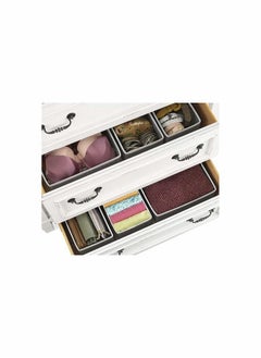 KASTWAVE Set of 6 Foldable Cloth Storage Boxes Closet Dresser Drawer Divider Organizer  - Image 2