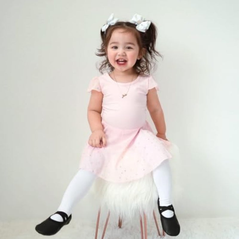 NOONGirls' Ultra Soft Pro Dance ضيق/باليه قدم ضيق للأطفال الصغار/الأطفال الصغار/الأطفال الكبار444 - Image 2