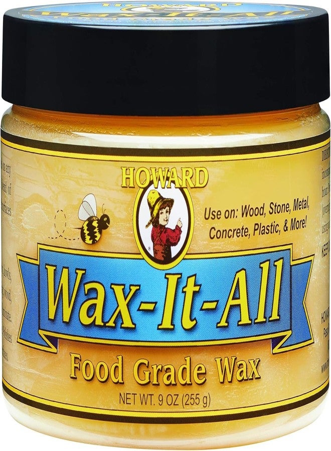 HOWARD - Protective Food-Grade Wax: Beautifies and Extends the Finish of Surfaces. Ideal for Wood, Stone, Metal, Cement, Paint, Plastics, and More. Size: 9 Fl oz. - Image 1