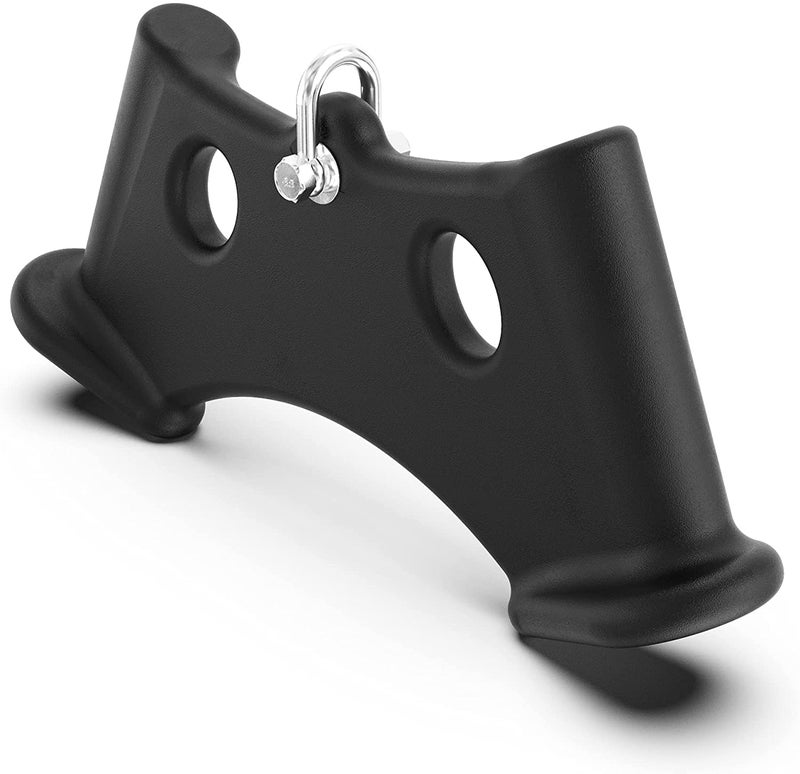 KAKSS Cable Machine Attachments. Black Matte Handles with Universal Attachment for Cable Machines. Pull Down, Press Down, Row, Triceps, Biceps & Lats. Available in 8 Varieties. (Narrow Tricep) - Image 2